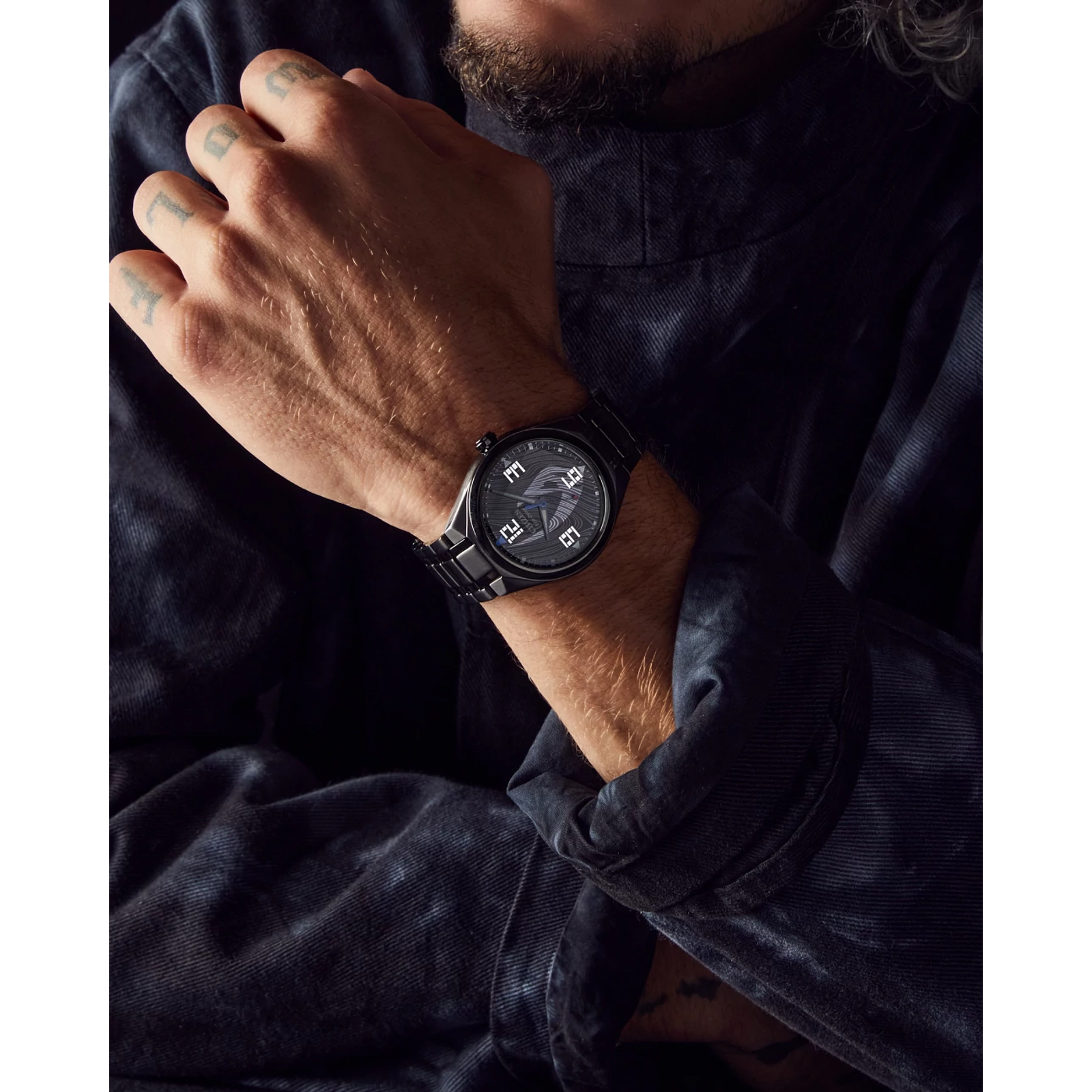 Reloj Citizen Mandalorian negro edición especial Star Wars para caballero con Eco-Drive AW2045-57W | Elegancia Relojeria